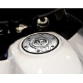 Motocorse Billet Aluminum Gas Cap for Ducati Multistrada V4 / 1200 / 1260 / 950, Diavel 1260, and Hypermotard 950